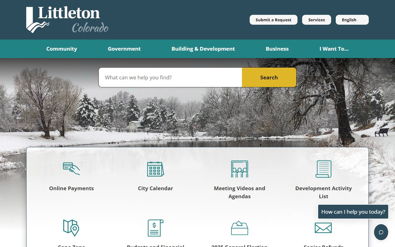 Littleton city government website
